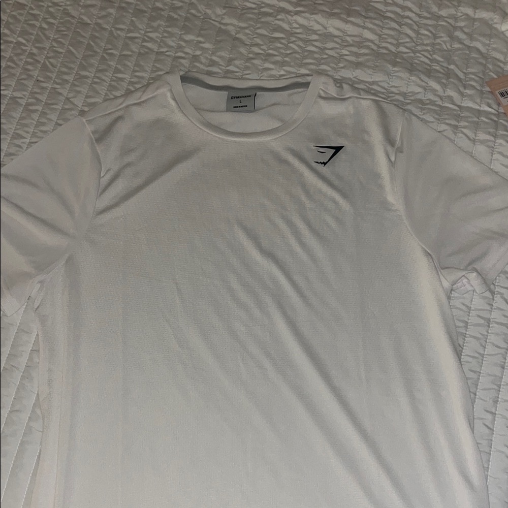 Gymshark Men’s White Gym T-Shirt